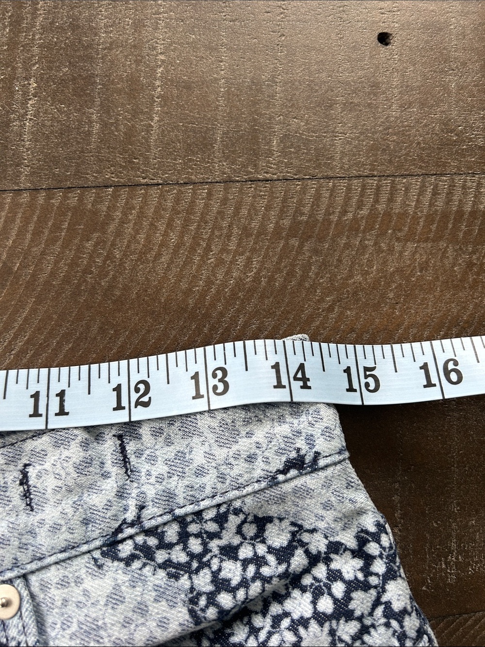 Madewell Light Blue Floral Print Straight Leg Jeans - Picture 6 of 10